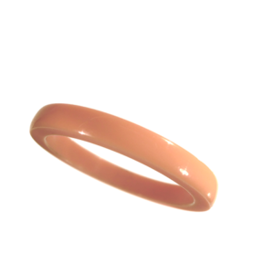 Akryl ring blank vacker ljus persika