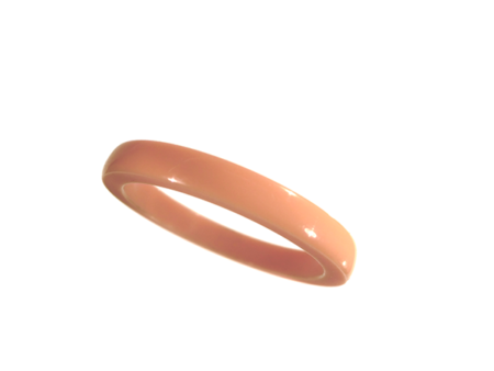 Akryl ring blank vacker ljus persika
