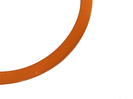 blankt armband i orange