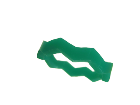 Blank akryl ring grön